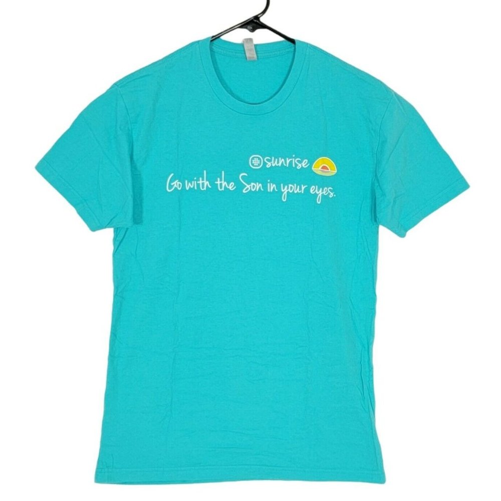 Salty Church T-Shirt Mens M Blue Ormond Beach Christian Jesus Faith Religion
